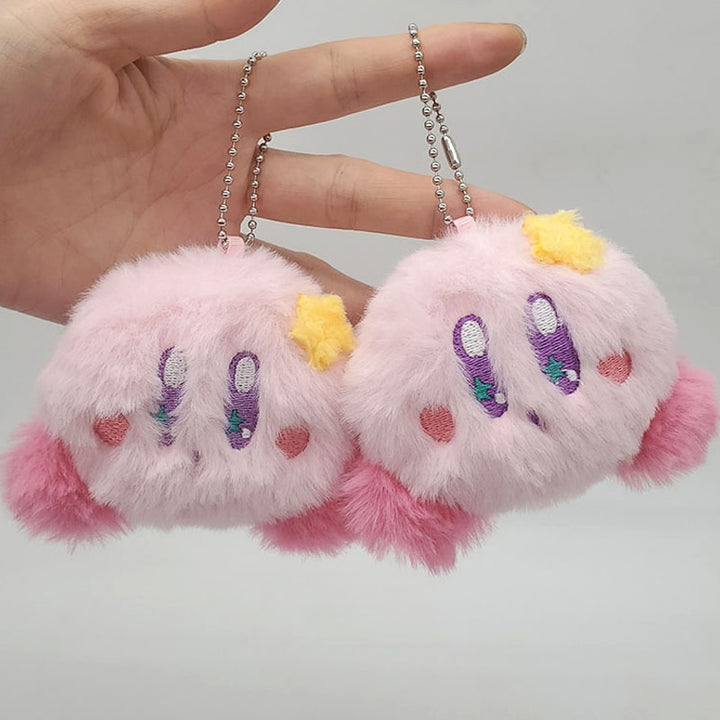 Kirby Star Fluffy Keychain - Juneptune