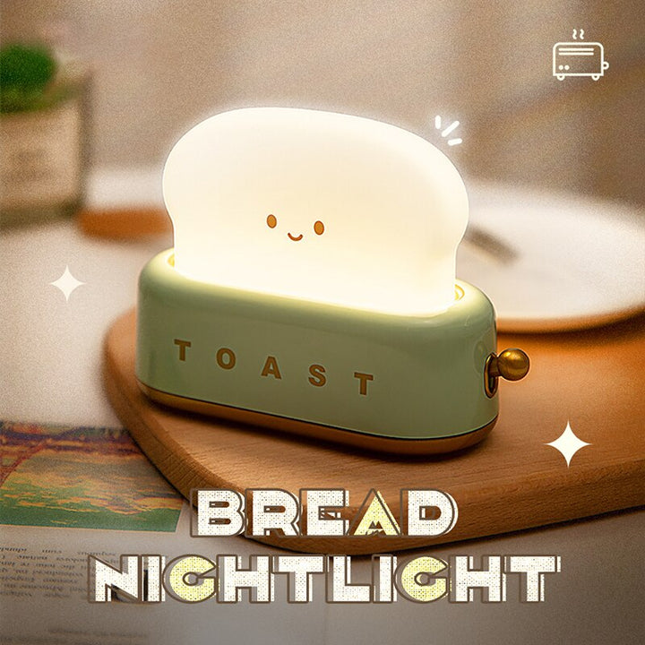 Kawaii Toast Shaped LED Night Light - Juneptune