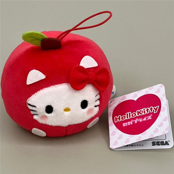 Hello Kitty Apple Keychain