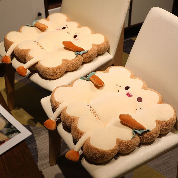 Kawaii Bread Comfortable Chair Cushion - Juneptune