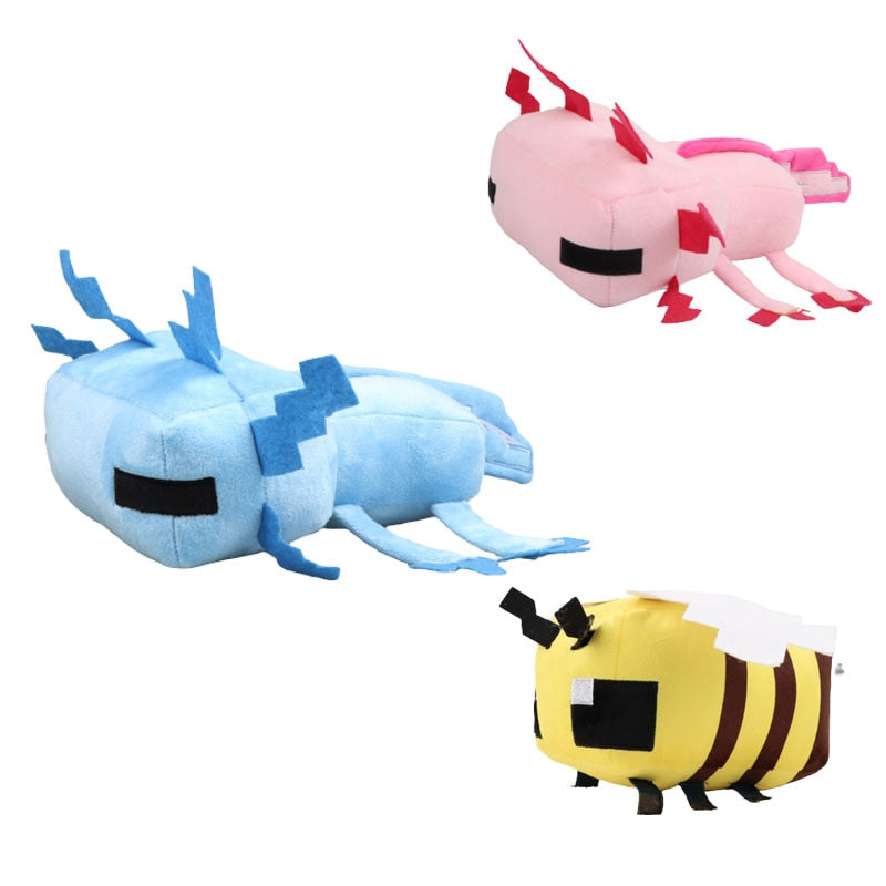 Axolotl & Bee Plush – Juneptune